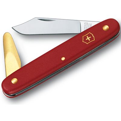 Coltello tascabile DA GIARDINAGGIO per innestare 2 ROSSO