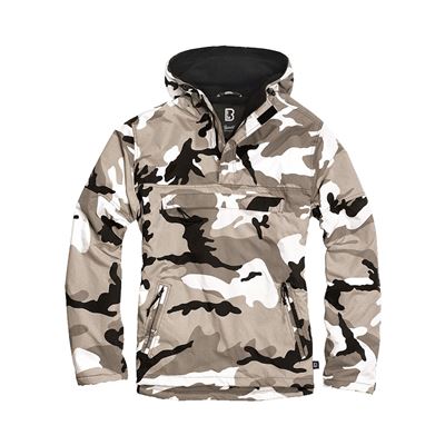 Giacca a vento con cappuccio WINDBREAKER URBAN CAMO