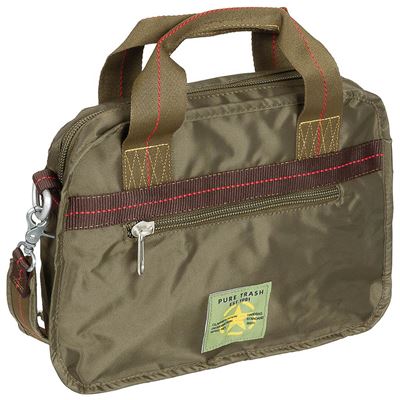 Borsa a tracolla piccola con moschettone VERDE Pure Trash 30031 2