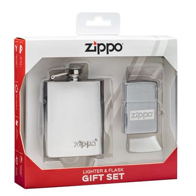 Accendino e fiaschetta 3 oz ZIPPO confezione regalo
