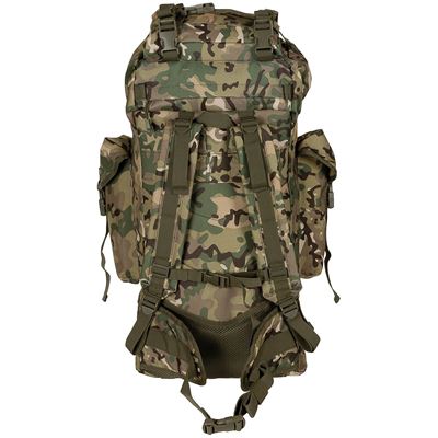 Zaino da combattimento MOLLE 65 l imbottito + rinforzo ALU OPERATION CAMO MFH 30250X 3