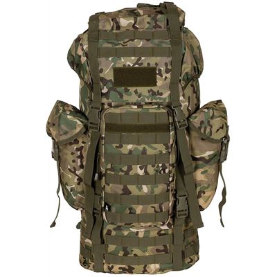 Zaino da combattimento MOLLE 65 l imbottito + rinforzo ALU OPERATION CAMO MFH 30250X 2