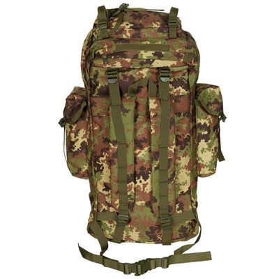 Zaino da combattimento BW 65l VEGETATO WOODLAND MFH 30253L 2