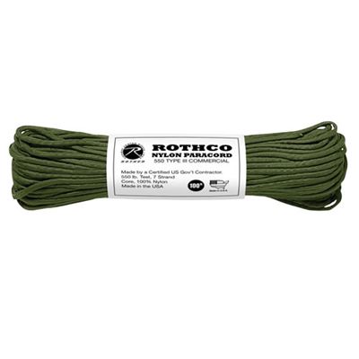 Corda PARACORD nylon 550LB ø 4 mm / 30 m OLIV
