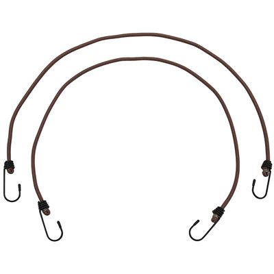 Elastico di fissaggio con ganci metallici ø 6 mm / lunghezza 75 cm COYOTE