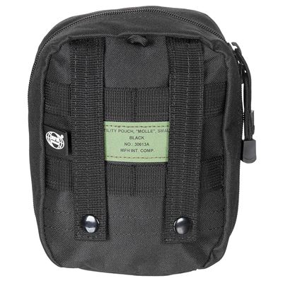 Custodia multiuso MOLLE piccola 13x7x19cm NERA MFH 30613A 2