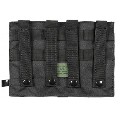 Marsupio MOLLE per caricatori M4/M16 triplo NERO MFH 30616A 2