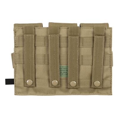 Marsupio MOLLE per caricatori M4/M16 triplo COYOTE BROWN MFH 30616R 2