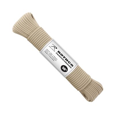 Corda PARACORD in poliestere 550LB ø 4 mm / 15 m TAN