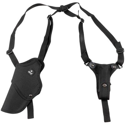 Custodia ascellare con tasca per caricatore sinistra NERA