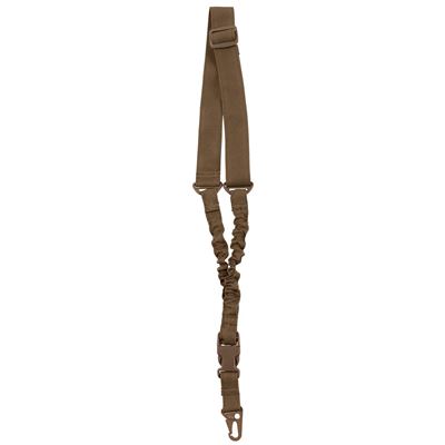 Cinghia BUNGEE a punto singolo con moschettone COYOTE BROWN