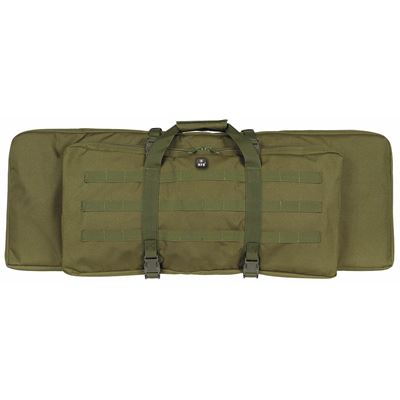 Borsa per due fucili 90 cm MODULAR con cinghie per lo schiena VERDE MFH 30781B 4