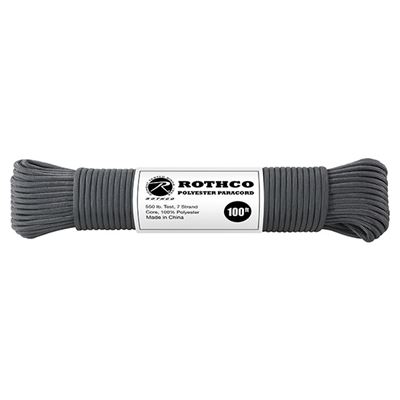 Corda PARACORD poliestere 550LB ø 4 mm / 30 m GRIGIA