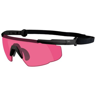 Occhiali da tiro SABER ADVANCED set II di 3 lenti Montatura NERA WILEY X 309-W 5