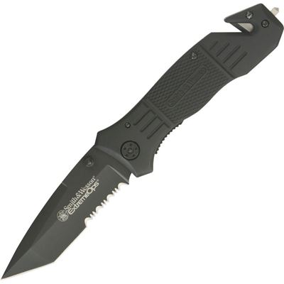 Coltello pieghevole EXTREME OPS RESCUE NERO