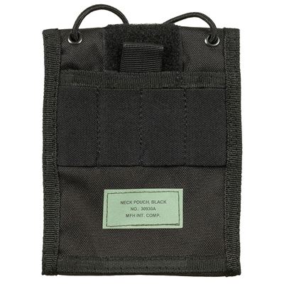 Portafoglio ID CASE con cordino NERO MFH 30930A 3