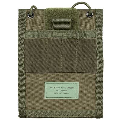 Portafoglio ID CASE con cordino VERDE MFH 30930B 3