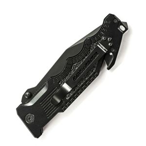 Coltello pieghevole S&W BORDER GUARD RESCUE NERO Smith & Wesson® SWBG2TS 2