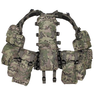 Gilet tattico con 12 tasche OPERATION CAMO