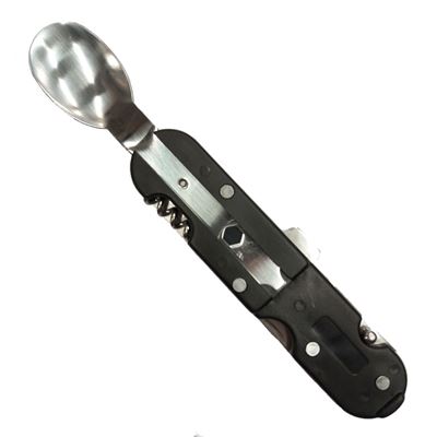 Posate KOMBI 5v1 con custodia NERO FOSCO 311009 4