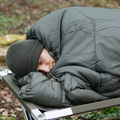 Sacco a pelo TF-2215 tipo mummia modulare VERDE Task Force 2215 313217 7