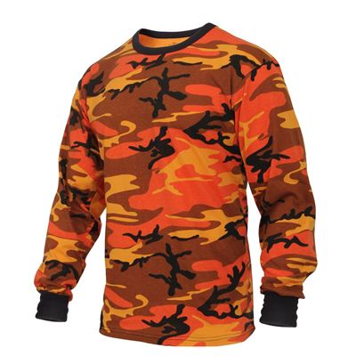Maglia a maniche lunghe ORANGE CAMO