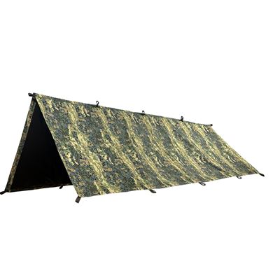 Tarp da bivacco 220 x 250 cm IRR M-2017 Tarnanzug Neu