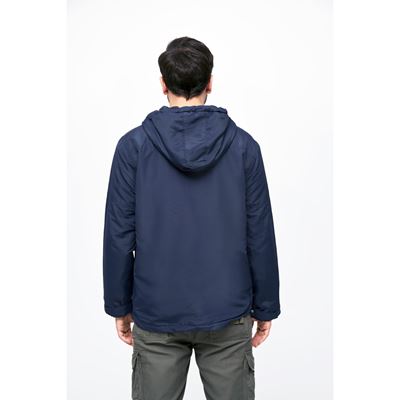 Giacca a vento FRONTZIP WINDBREAKER BLU BRANDIT 3167-8 4