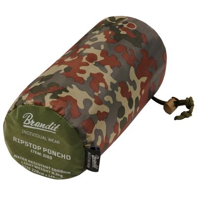 Poncho rip-stop con custodia FLECKTARN BRANDIT 3169-14 3