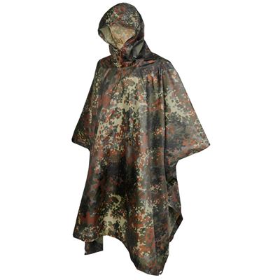 Poncho rip-stop con custodia FLECKTARN