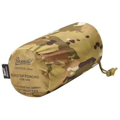 Poncho rip-stop con custodia TACTICAL CAMO BRANDIT 3169-161 2