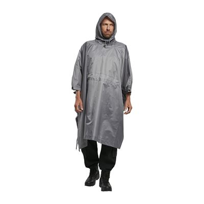Poncho rip-stop con custodia GRIGIO BRANDIT 3169-5 2