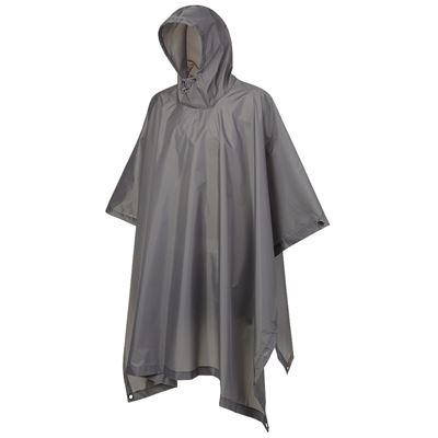 Poncho rip-stop con custodia GRIGIO