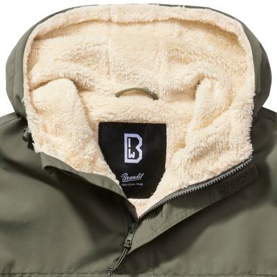 Giacca WINDBREAKER SHERPA VERDE BRANDIT 3173-1 2