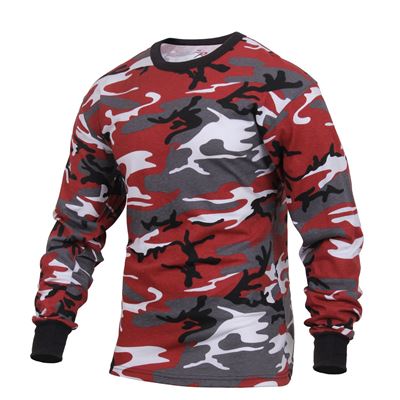 Maglia a maniche lunghe RED CAMO