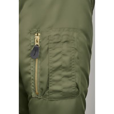 Giacca MA2 con collo VERDE BRANDIT 3175-1 2