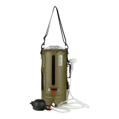 Doccia solare OUTDOOR 12 litri con pompa VERDE