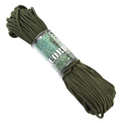 Corda PARACORD 7 fili NYLON ø 3 mm / 30 m VERDE