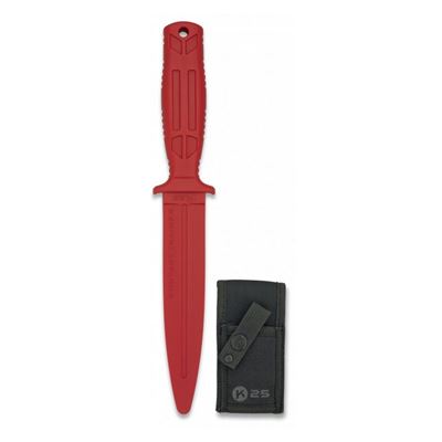 Coltello da allenamento K25 in gomma ROSSO
