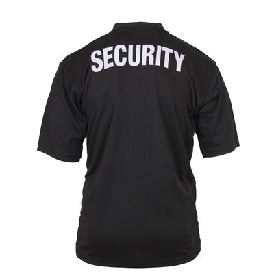 Polo con colletto SECURITY manica corta asciugatura rapida NERO ROTHCO 3216 2