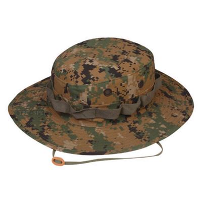 Cappello BOONIE a tesa larga DIGITAL WOODLAND
