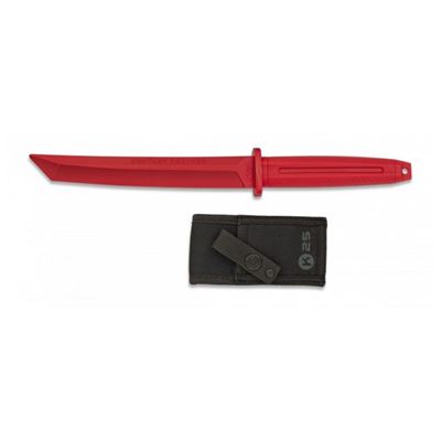 Coltello da allenamento TANTO in gomma con fodero ROSSO