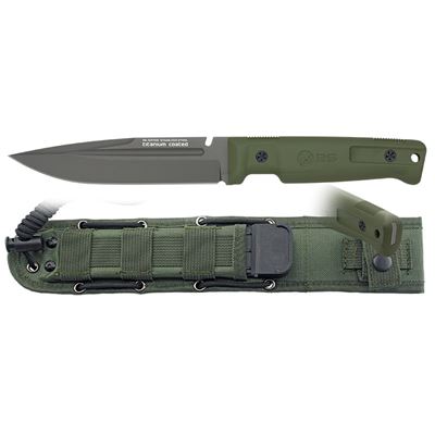 Coltello con lama fissa 32756 con fodero VERDE