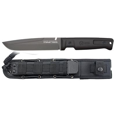 Coltello con lama fissa 32757 con fodero NERO