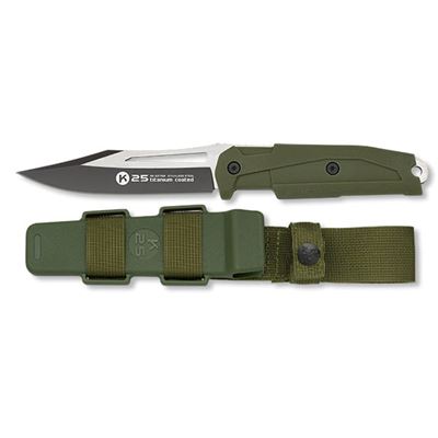 Coltello con lama fissa 32758 con fodero VERDE