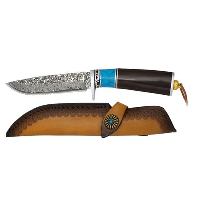 Coltello da caccia 32789 lama damascata