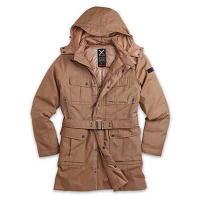 Cappotto da donna XYLONTUM invernale KHAKI