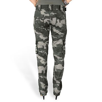 Pantaloni da donna PREMIUM SLIMMY BLACK CAMO SURPLUS 33-3588-42 5