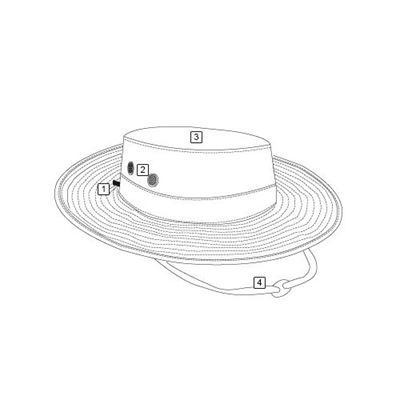 Cappello BOONIE GEN 2 regolabile DESERT DIGITAL rip-stop TRU-SPEC 3316000 2