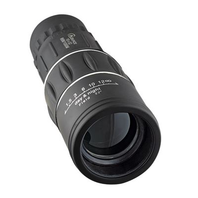 Binocolo monoculare 16 x 52 con custodia NERO